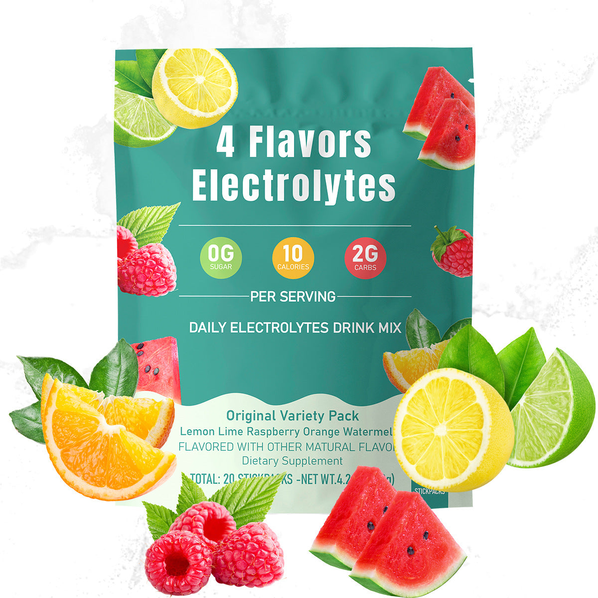 ElectroFruit Boost: Electrolyte Drink Powder With 4 Unique Fruit Flavors